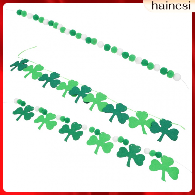 Cờ Lò Xo In Chữ St Patrick Day Dùng Trang Trí Set 3 Dây Treo Trang Trí Tiệc Cho Bé