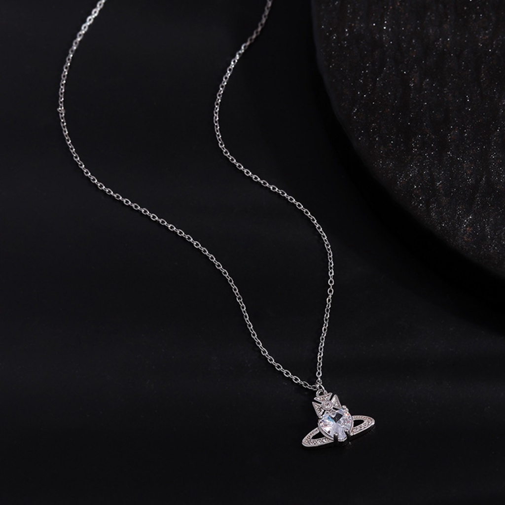 Mxittan.mx Vòng cổ Mặt Hình Hành Tinh Đính Pha Lê Nhân Tạo Lấp Lánh Dành Cho Nữ