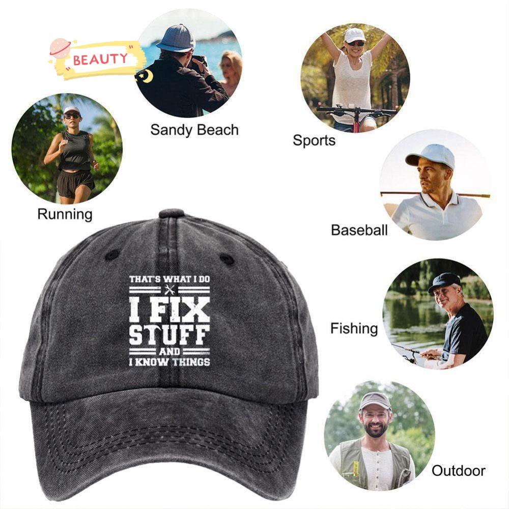 BEAUTY Mũ Lưỡi Trai Chất Liệu Cotton Cao Cấp Thời Trang