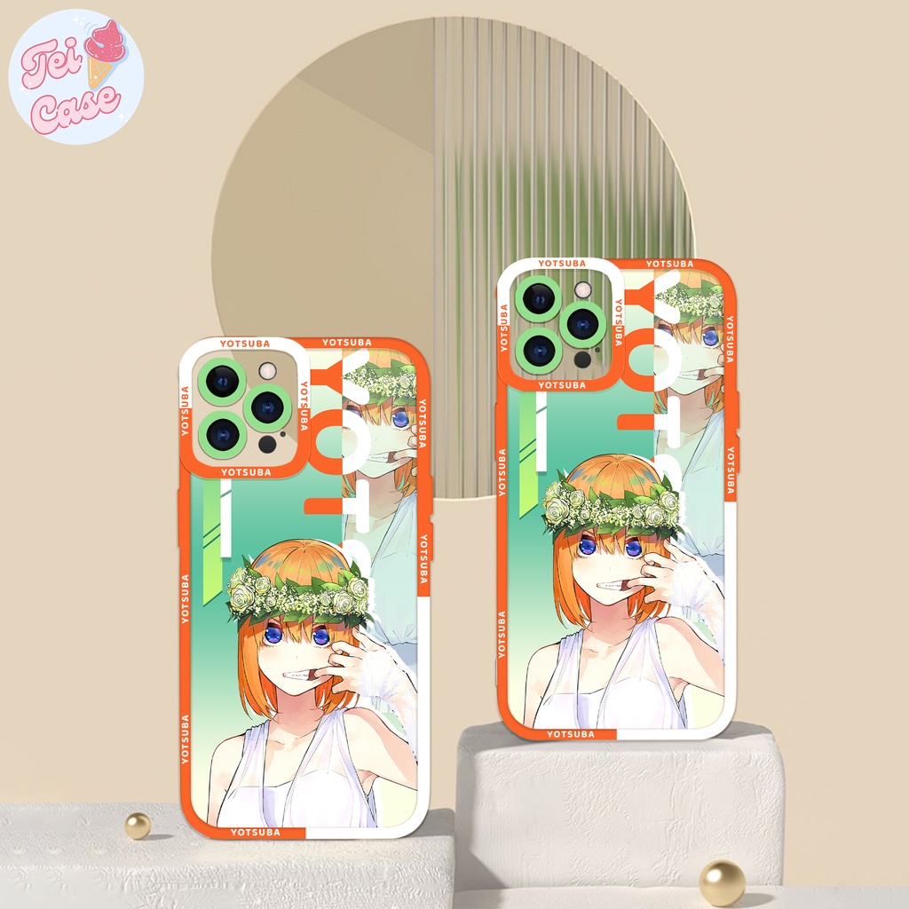 Ốp iphone 11 cạnh vuông Teicase nakano yotsuba nhà có 5 nàng dâu 6/6plus/7/7plus/8/8plus/x/xr/xs/11/12/13/14
