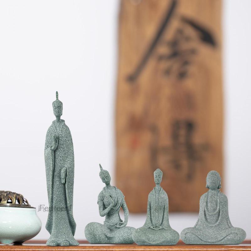 Mô Hình Tượng Phật Bằng Nhựa Resin Trang Trí Bể Cá