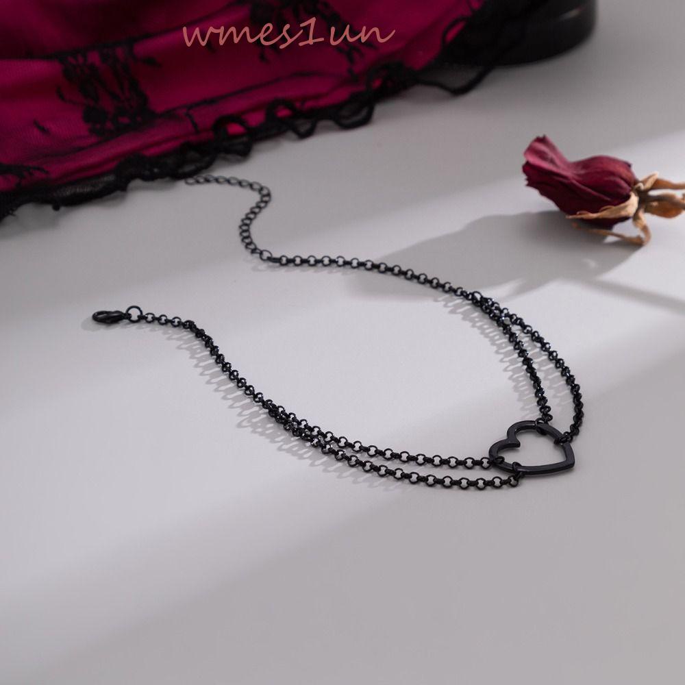 Vòng Cổ Choker Bằng Hợp Kim Hình Trái Tim Phong Cách Baroque Sang Trọng WMES15H
