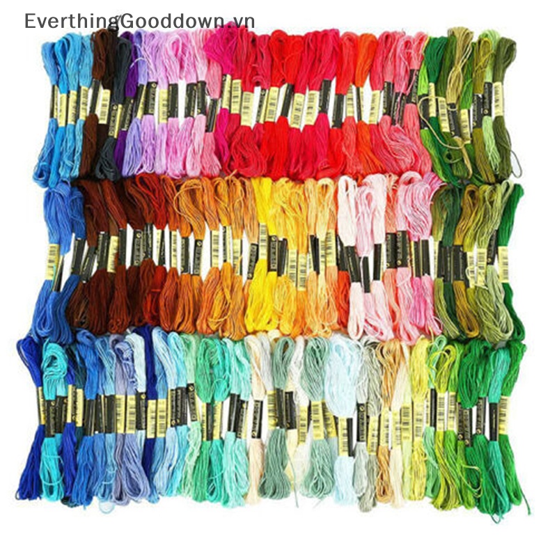 Cuộn Chỉ cotton 8m Nhiều Màu Sắc Dùng Thêu Tranh Chữ Thập DIY  Vn