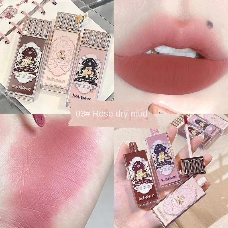 Son Môi Kobeleen Dưỡng Ẩm Lâu Trôi Chống Thấm Nước Màu Nhung Mờ Thời Trang