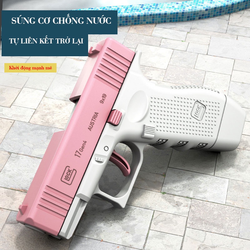 Súng Nước Cơ Đồ Chơi, Súng Bắn Nước Mang Đi Biển Đồ Chơi Team Building NHÀ CÁ - E120