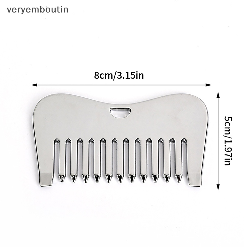 Lược Chải Mát Xa Da Mặt Bằng Thép Không Gỉ