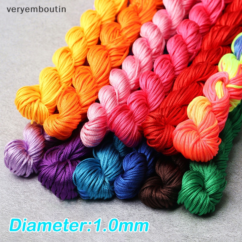 Cuộn Dây Nylon 24M 1.0mm Dùng Làm Vòng Tay Tiện Lợi