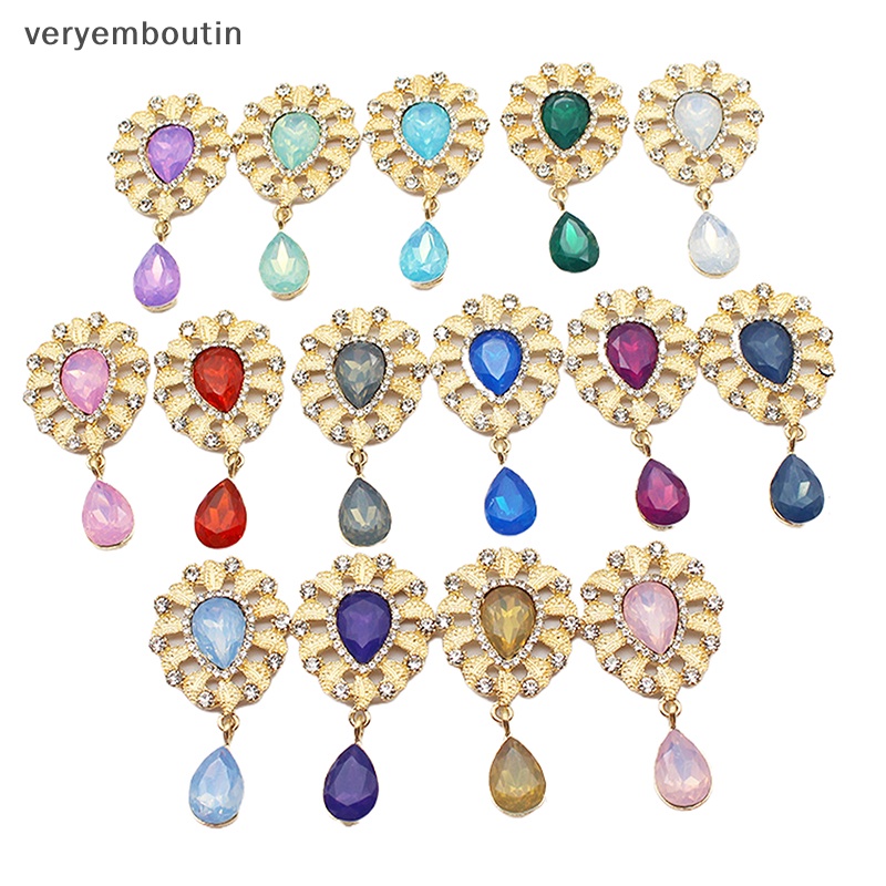 Trâm Cài Áo Hình Giọt Nước Đính Đá Hình Giọt Nước Sáng Tạo DIY