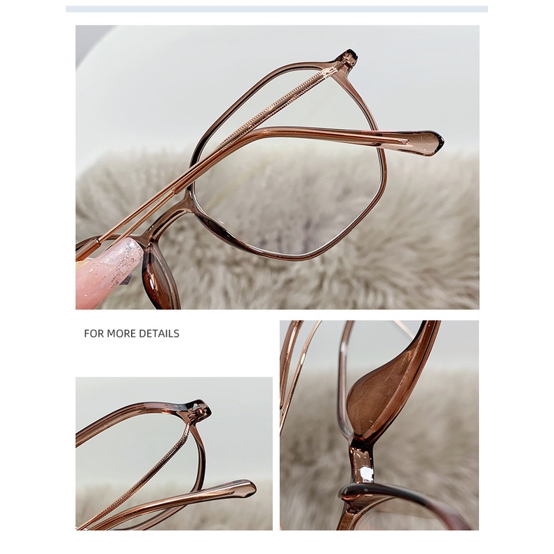 Mắt Kính TR90 Chống Bức Xạ Phong Cách Hàn Quốc Cho Nam Và Nữ