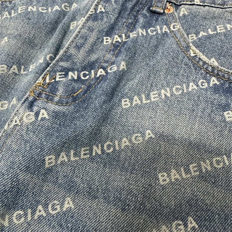 Ba-kia &amp; Xu Hướng Quần Jean In logo Thời Trang Đường Phố Cao Cấp Cho Nam Và Nữ Cùng Phong Cách Giống Nhau