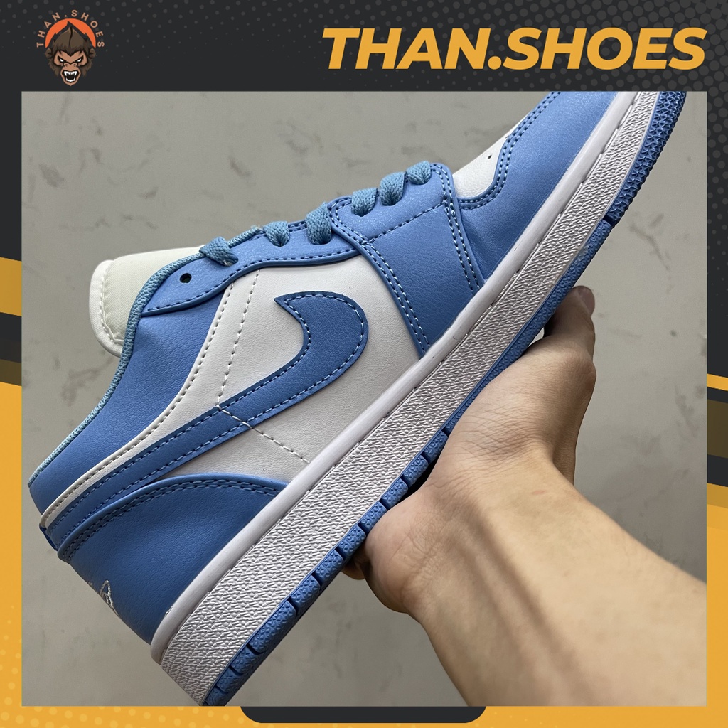 Giày JD1 Low UNC, JD1 Thấp Xanh Biển - Than.Shoes