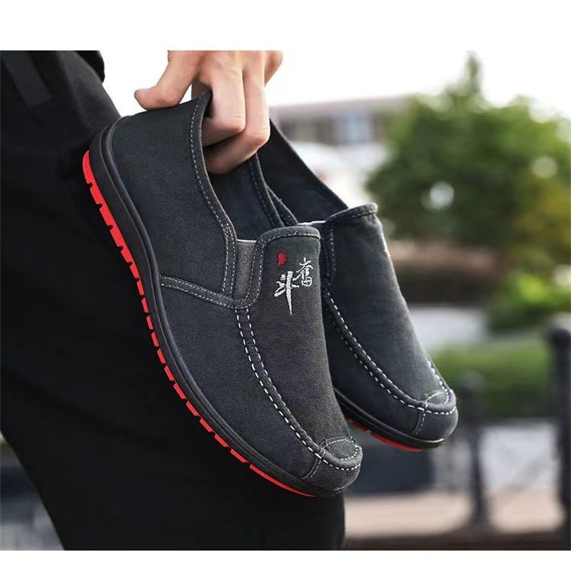 Giày Lười Vải Thời Trang Cho Nam