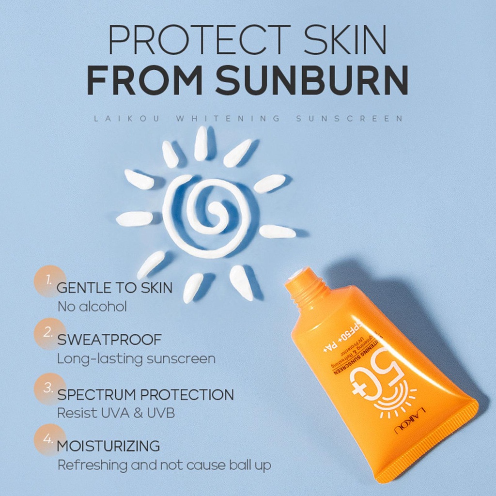Kem Chống Nắng SPF50 + Q1B9 Giúp Kiềm Dầu Và Làm Trắng Da Hiệu Quả