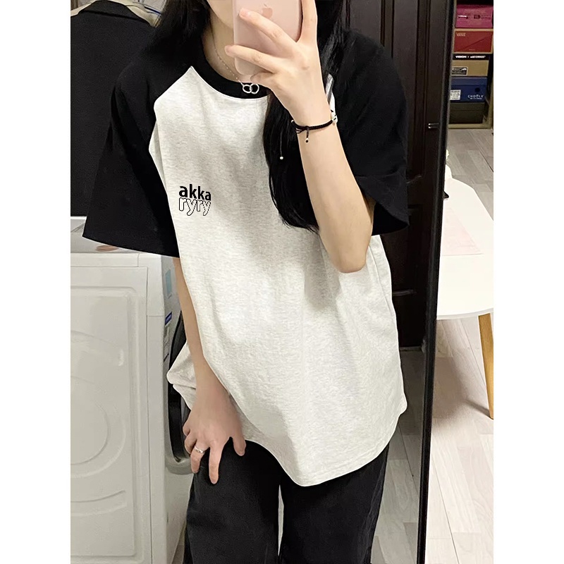 NRVP Áo Thun 100% Cotton Tay NgắN In Hoạ TiếT ĐộC ĐáO Phong CáCh HàN QuốC 2023