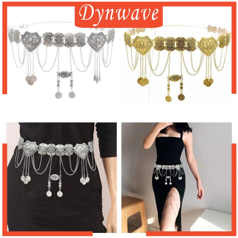 Thắt Lưng Dây Xích Tua Rua Bằng Hợp Kim Thời Trang Cho Nữ Múa Bụng