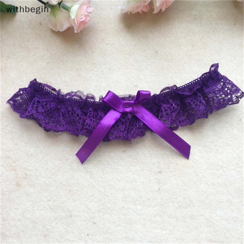 Thắt Lưng Phối Ren Co Giãn Thắt Nơ Đeo Chân Cho Cô Dâu Trong Tiệc Cưới