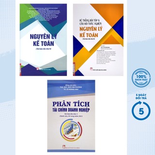 Sách - combo nguyên lý kế toán + hệ thống bài tập + phân tích tài chính doanh nghiệp - kt