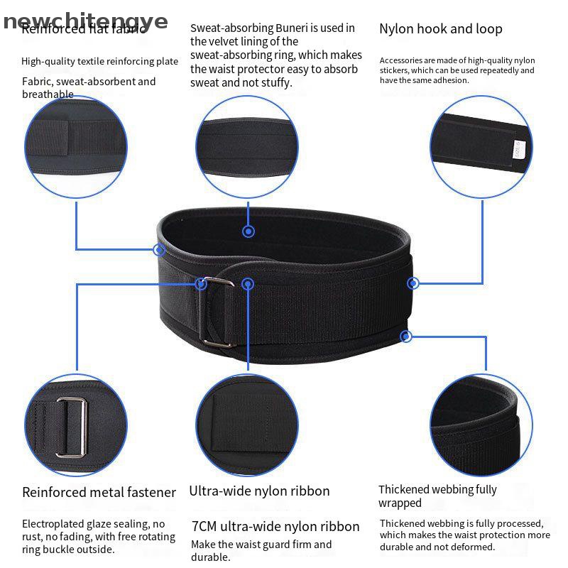 Dây Đai Quấn Eo Hỗ Trợ Nâng Tạ Tập Gym Có Thể Điều Chỉnh