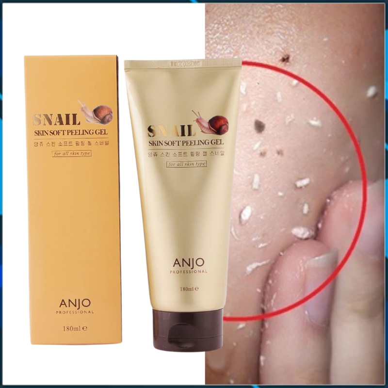 Tẩy Tế Bào Chết Ốc Sên Anjo Professiona Skin Soft Peeling Gel Snail 180ml Hàn Quốc