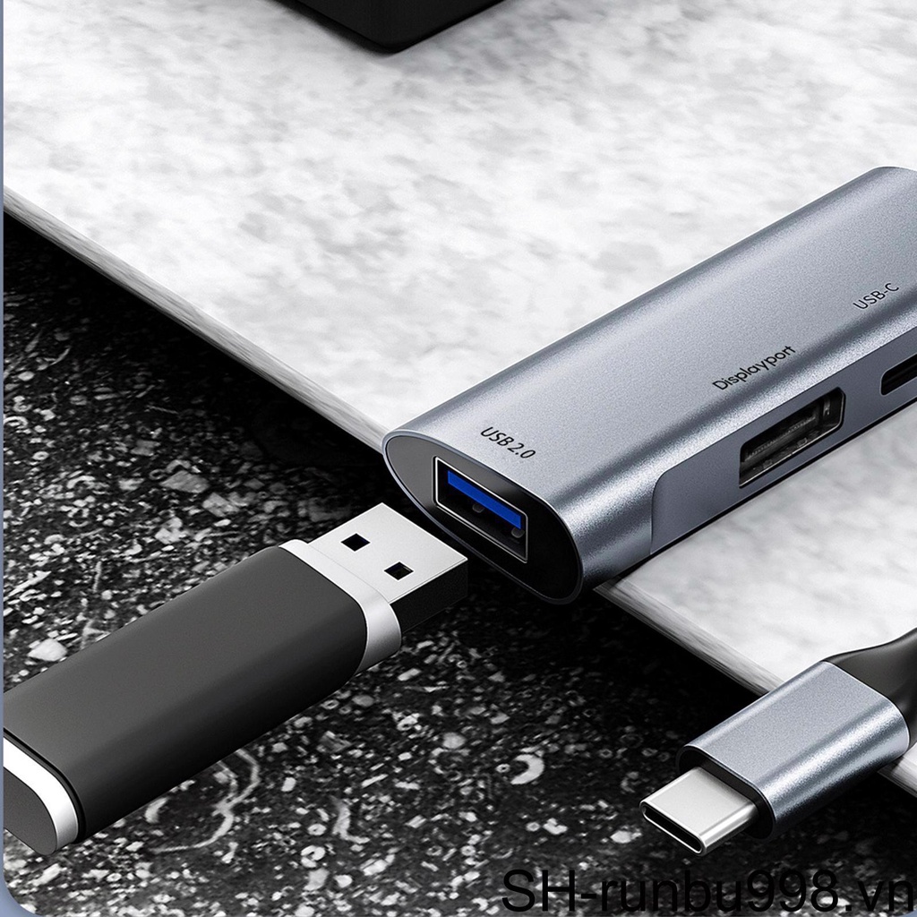 Bộ ChuyểN ĐổI 3 Trong 1 NhiềU CổNg USB C Sang MacBook Pro / MáY ChiếU
