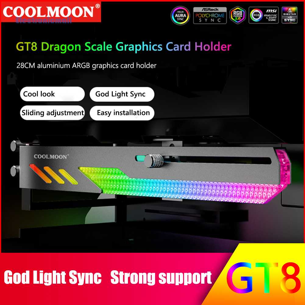 Giá Đỡ Card Video Coolmall01.vn GT8 GPU Cho Bo Mạch Chủ AS / GIGABYTE ✨