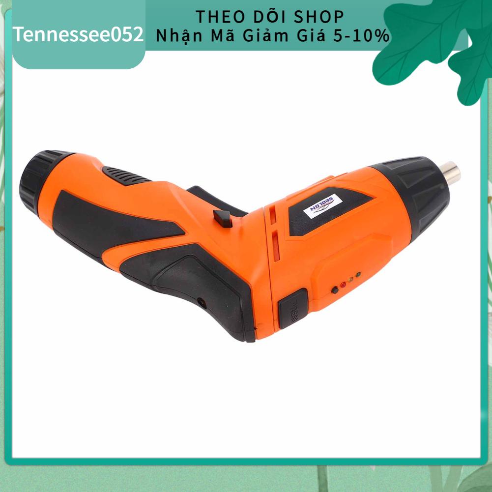 Tennessee052 Bộ Tua Vít Không Dây Đa Năng Sạc Điện Lắp Ráp Đồ Nội Thất Màu Cam