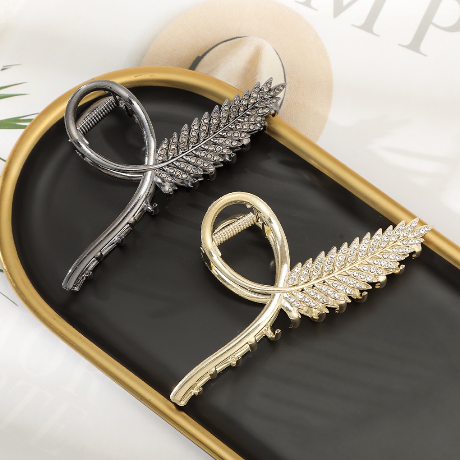 Kẹp Tóc Càng Cua Đính Đá Pha Lê Bằng Hợp Kim Phong Cách Hàn Quốc Cho Nữ