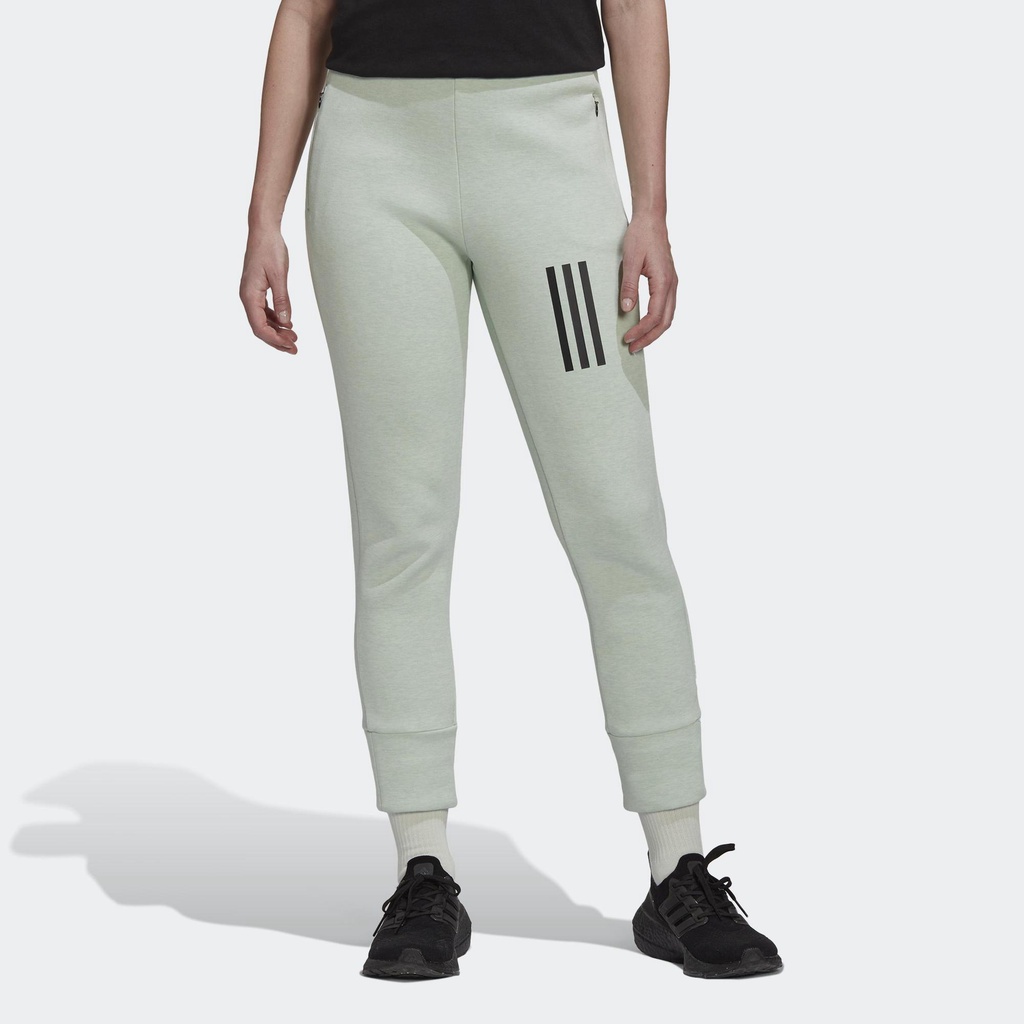 adidas Phong cách sống Quần Cạp Cao Slim Fit Mission Victory Nữ màu xanh lá HC8813