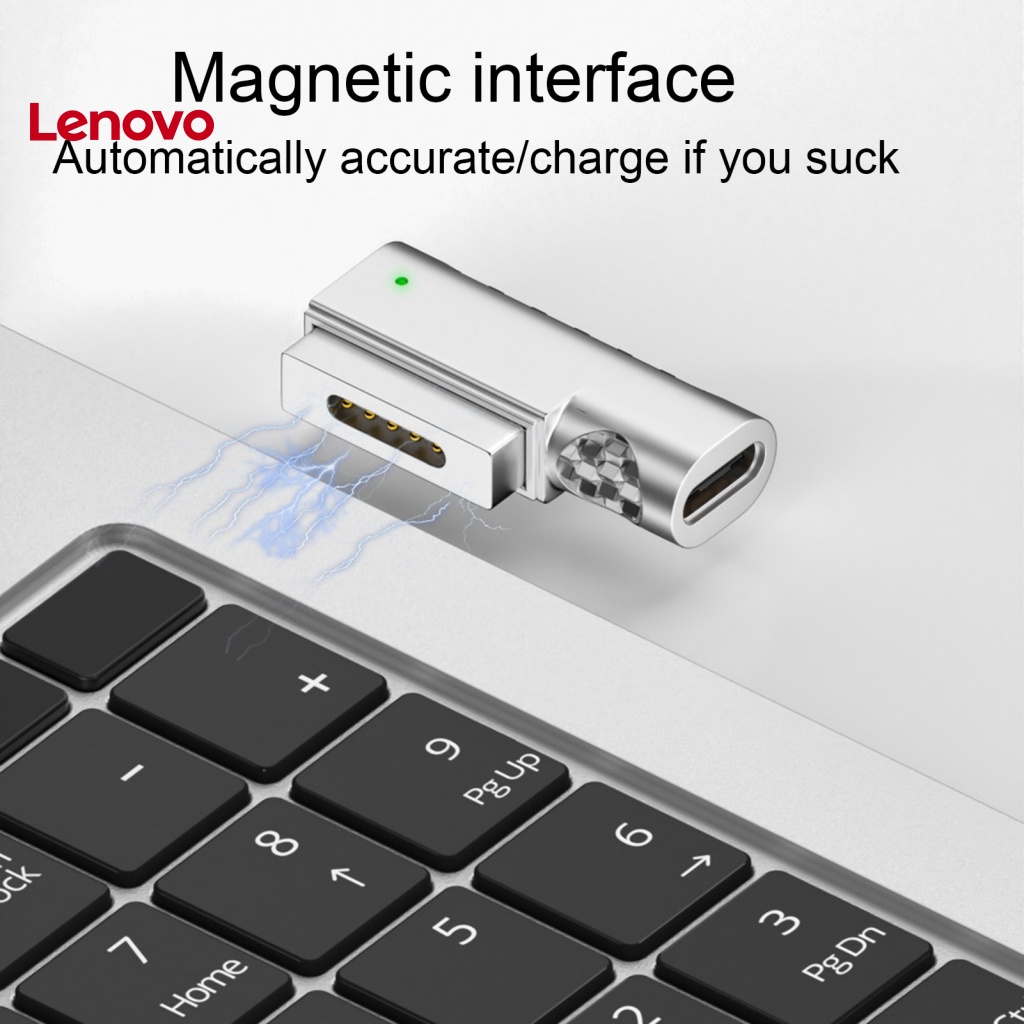 Bộ Chuyển Đổi Từ Tính Cổng Sạc USB C Bằng Hợp Kim Kẽm Màu Trơn Họa Tiết Hoa Hướng Dương Loại C Có Đèn LED Cho Máy Tính