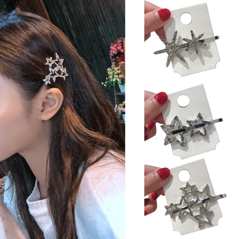 Kẹp Tóc Hình Ngôi Sao Đính Đá Thời Trang