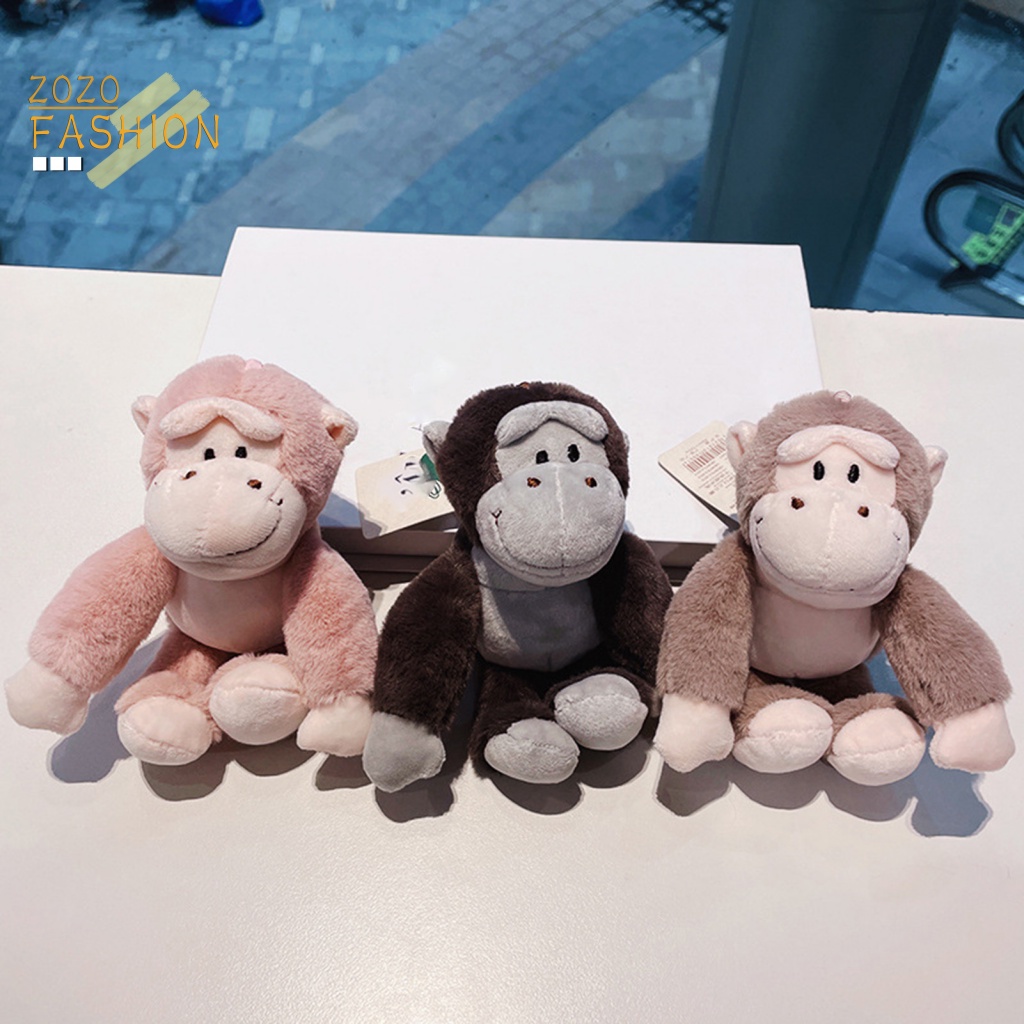 Móc Khóa Hình Khỉ Nhồi Bông Dễ Thương