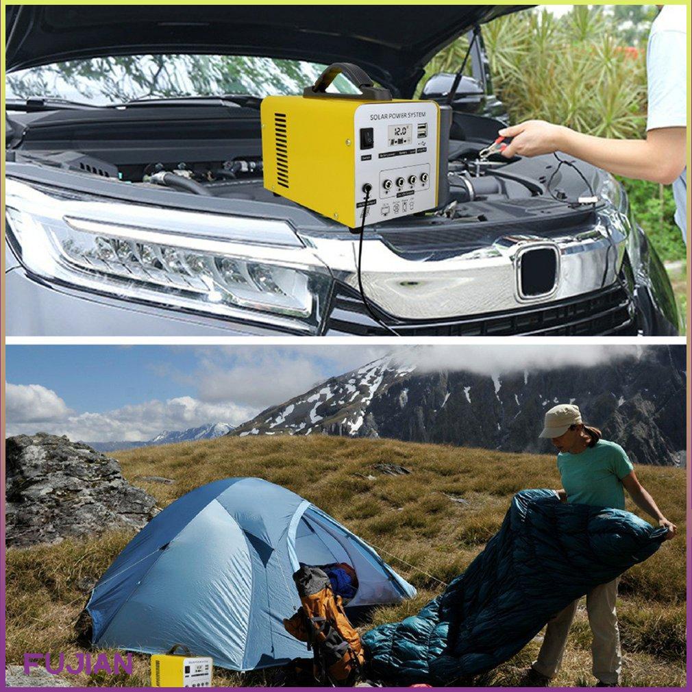 Solar Power System Household Emergency Mobile Energy Storage Supply Portable Components