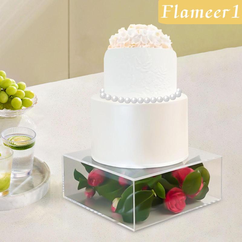 Giá Đỡ Trưng Bày Bánh Kem Hình Tròn Trong Suốt Có Thể Đổ Đầy 1]