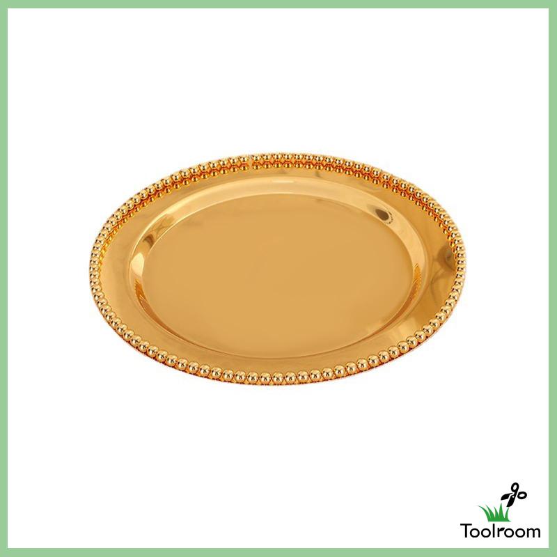 Đĩa Kim Loại Chống Rỉ Sét Chuyên Dụng Cho Phục Vụ Salad / Nhà Hàng / Tiệc Cưới