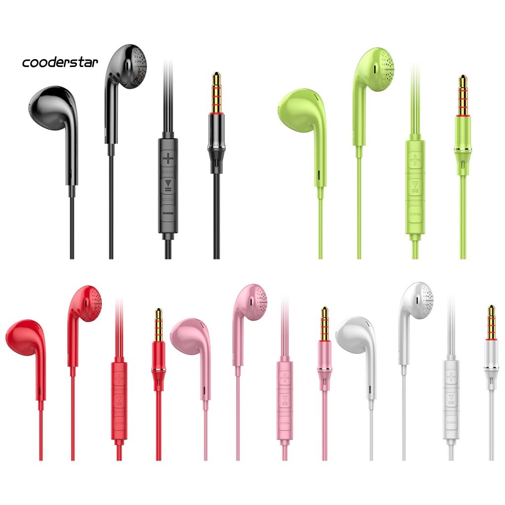 Tai Nghe Nhét Tai Có Dây 3.5mm Âm Thanh HiFi Sống Động Thông Minh