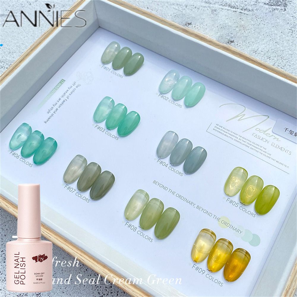 Gel Sơn Móng Tay Màu Xanh Lá Mùa Hè 9 Màu Phổ Biến