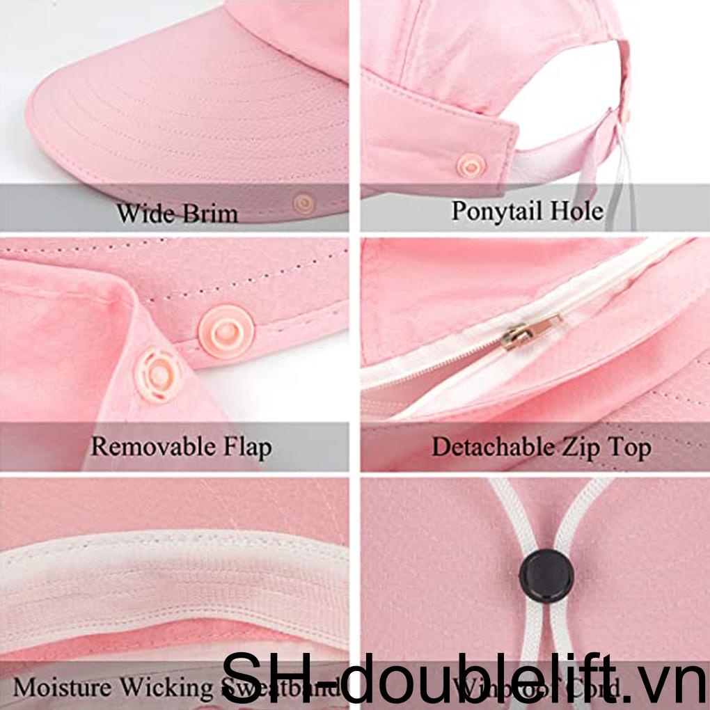Mũ Rộng Vành Chống Nắng Bằng Polyester Có Thể Điều Chỉnh Dành Cho Đi Câu Cá / Leo Núi