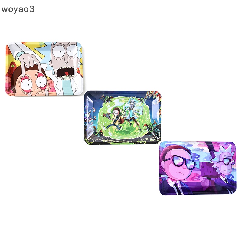 Khay Thiếc Đựng Hoa Khô / Thảo Dược 180 * 125MM In Họa Tiết Vui Nhộn Tiện Dụng