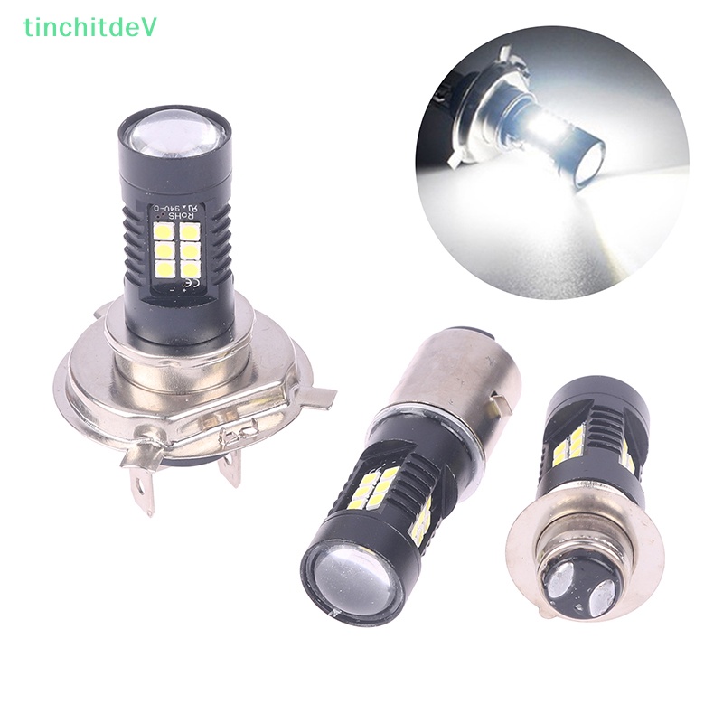 Bóng Đèn Pha LED 12V H4 BA20D PX15D Ánh Sáng Trắng Chuyên Dụng Cho Xe Mô Tô
