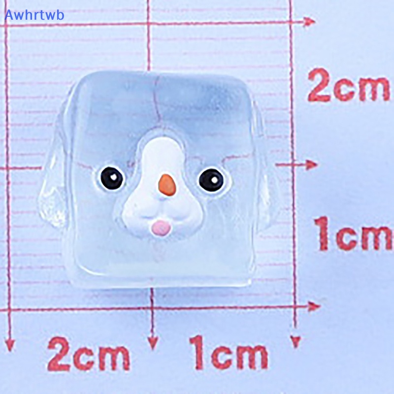 Set 5 Mô Hình Đồ Chơi Đá Viên Mini Bằng Nhựa Phát Quang Xinh Xắn Mới