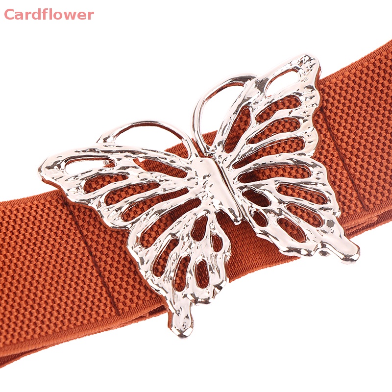 Thắt Lưng Co Giãn Khóa Hình Bướm Thời Trang Mới Cho Nữ