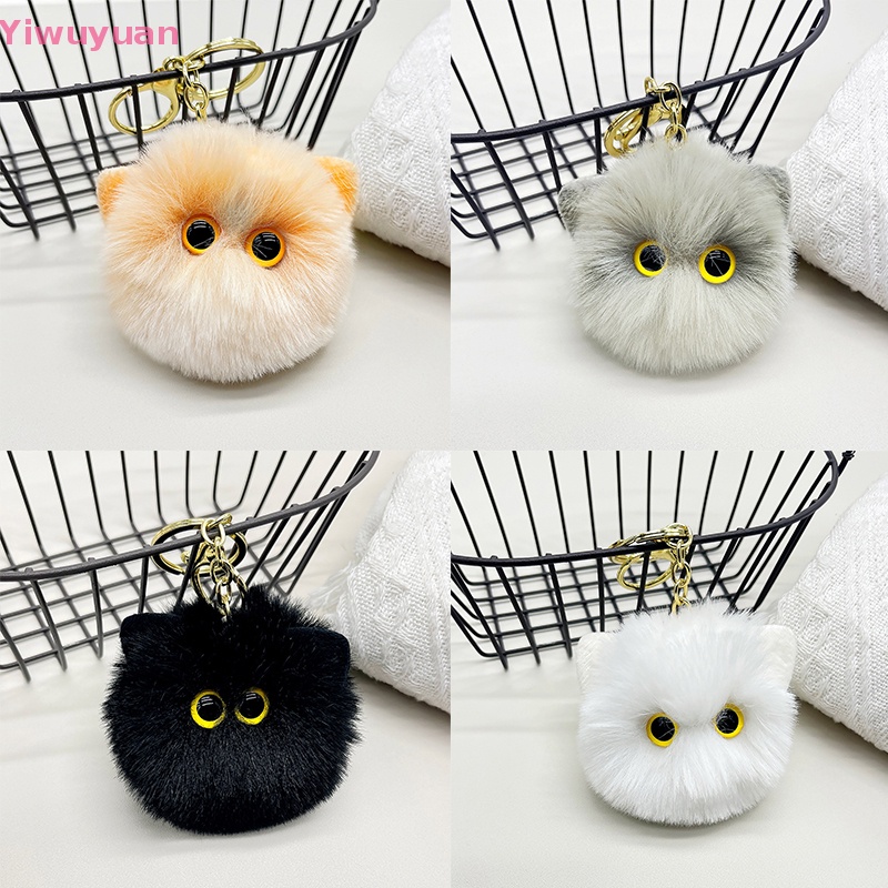 Móc Khóa Hình Mèo Nhồi Bông Đáng Yêu Mới