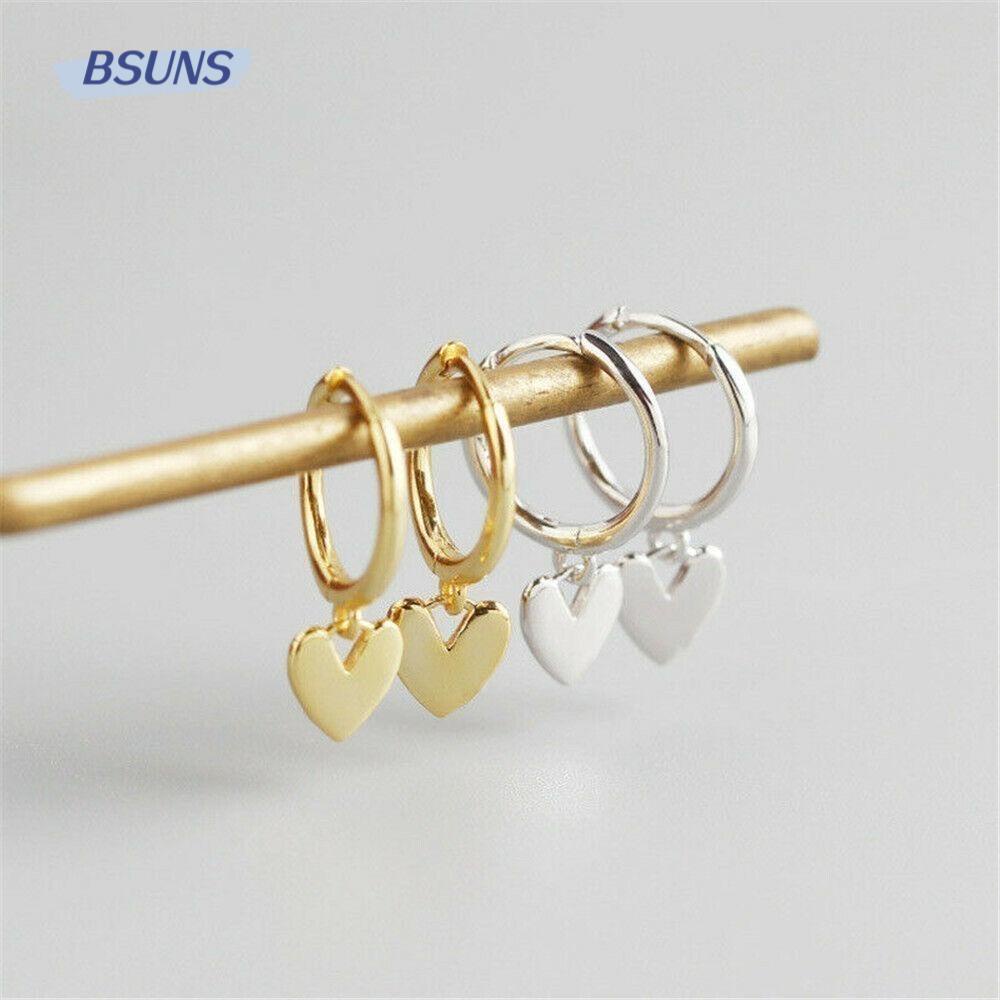 5 Đôi Bông Tai Hình Trái Tim Nữ Tính