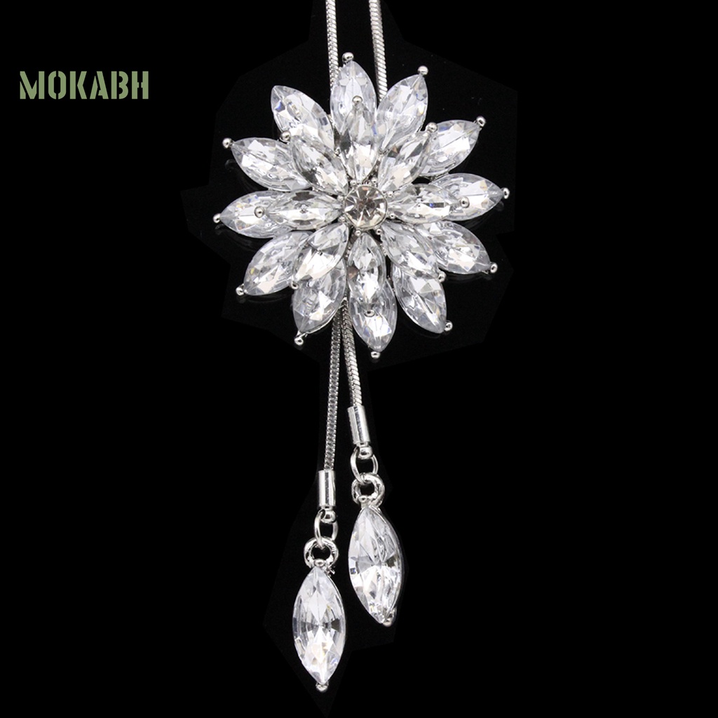 Vòng cổ Mặt Hình Bông Tuyết Đính Đá Xinh Xắn Cho Nữ