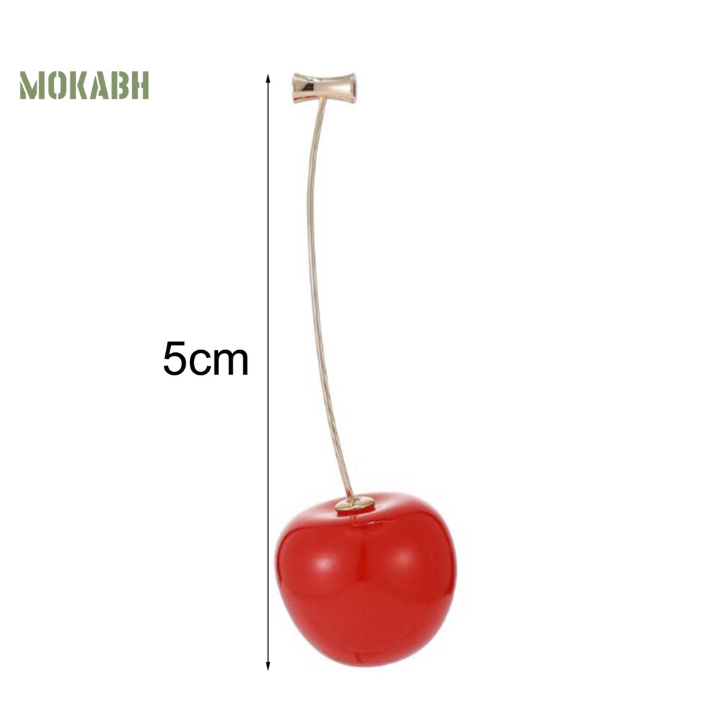 Bông Tai Hình Trái Cherry Bằng Hợp Kim Tinh Tế Thời Trang