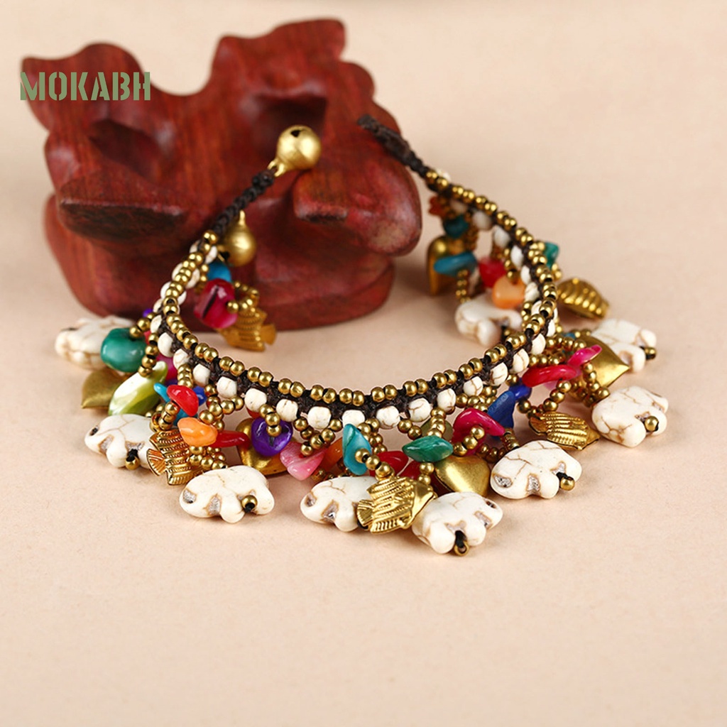 Vòng Tay Chuỗi Hạt Nhiều Màu Phong Cách Bohemian Thời Trang Cho Nữ