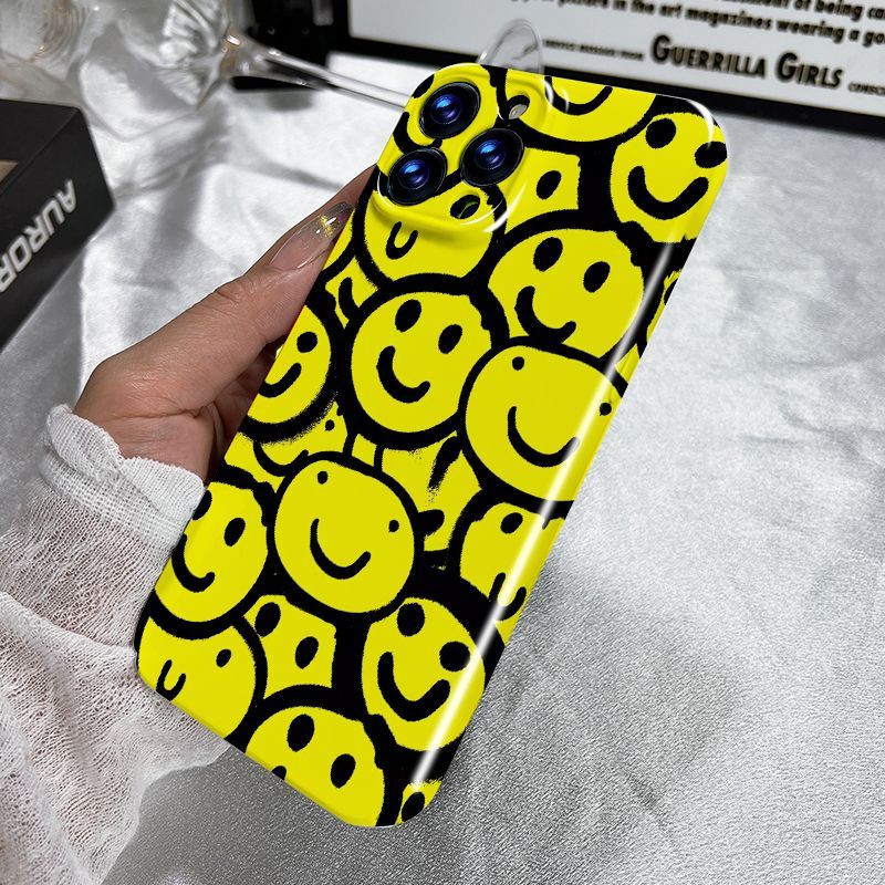 Ốp Điện Thoại In Hình Mặt Cười Cho Apple Iphone 11 xr12 14pro 13 plus 78 Xsmax 18Pro