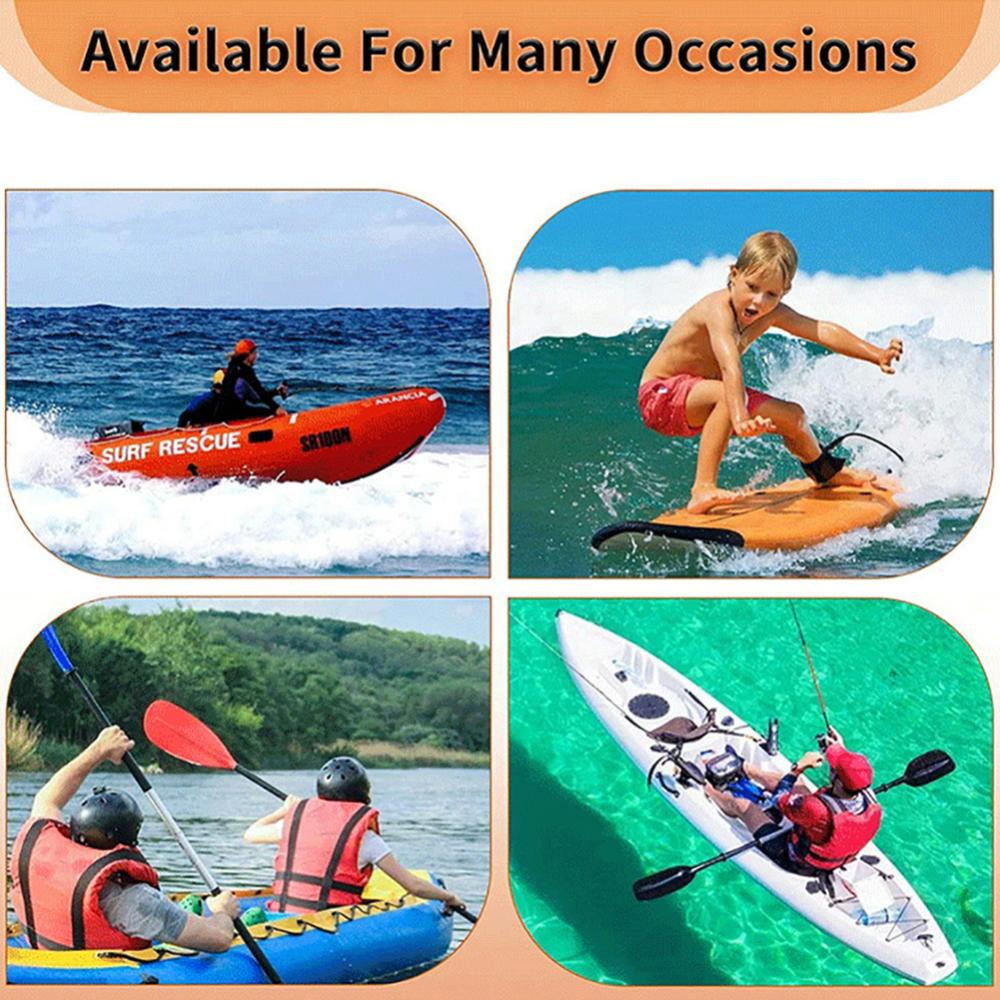 Cfstore Bộ Đệm Dây Bungee Tam Giác Bằng PVC Kèm Vòng Inox Chữ D Cho Ván Lướt Sóng E6N2