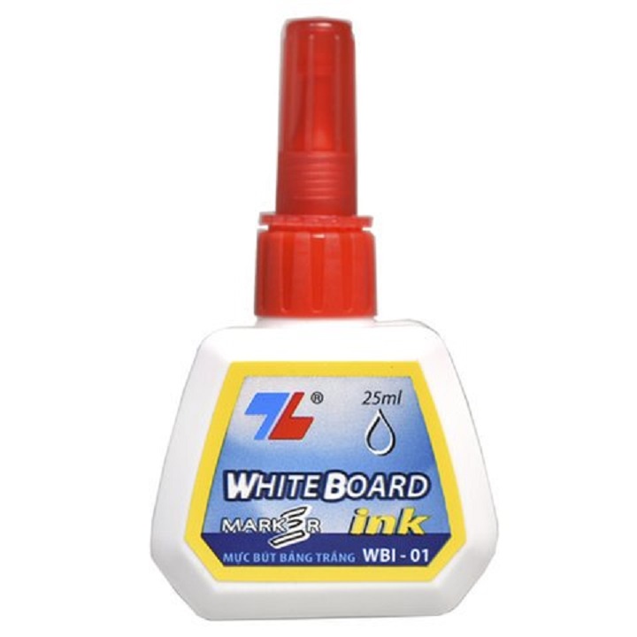 Lốc 6 Lọ Mực Bơm Bút Lông Viết Bảng  𝑻𝒉𝒊𝒆̂𝒏 𝑳𝒐𝒏𝒈 WBI-01 + 1 Ngòi bút