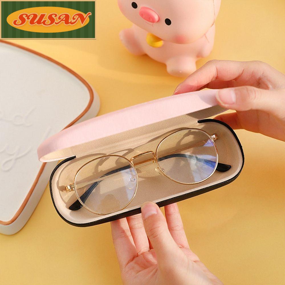Hộp Đựng Mắt Kính Hình Vuông In Họa Tiết Hoạt Hình Dễ Thương Cho Nữ Ốp